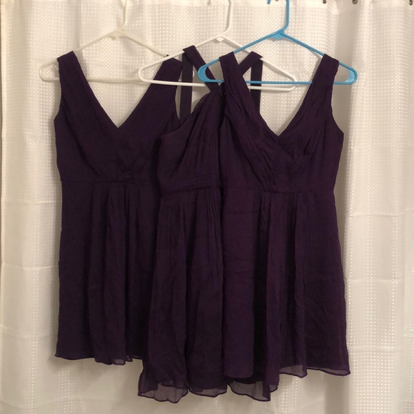 J Crew bridesmaid dresses LOT of 3 - Picture 1 of 8